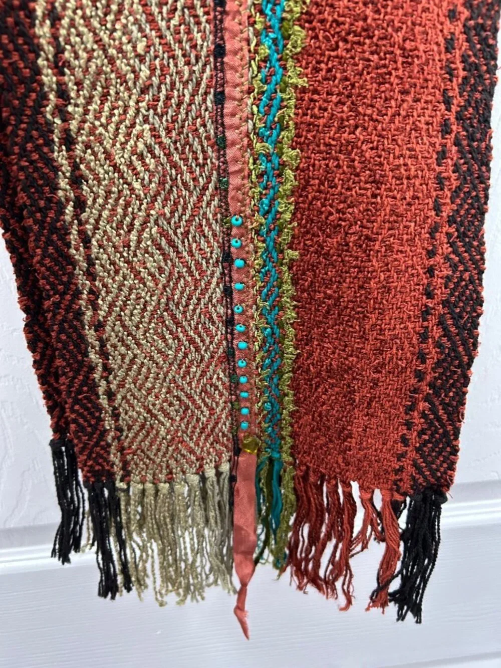 Judi Gaston Hand-Woven Scarf ~ Wearable Art